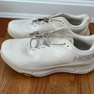 Hoka Transport Eggnog Cream Athletic Sneakers
